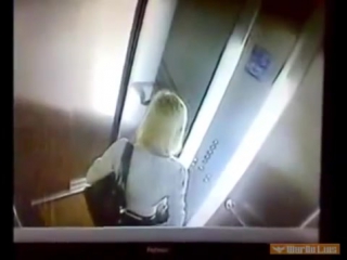 hidden cam in the elevator